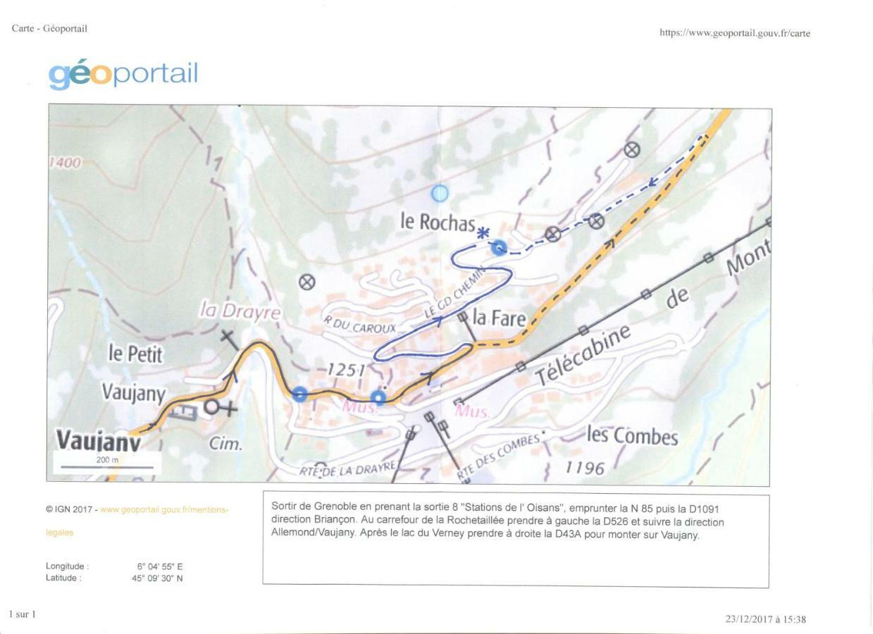 瓦约尼63 Route Du Rochas公寓 外观 照片
